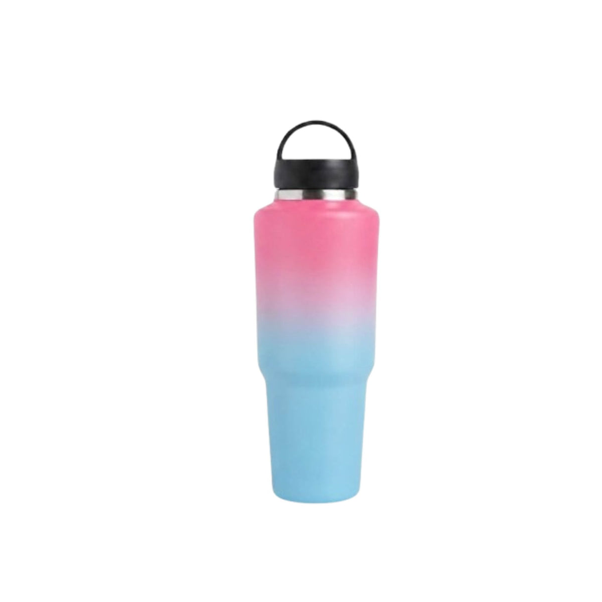 40oz Insulated Water Bottle, 304 Stainless Steel, Curved Handle Lid